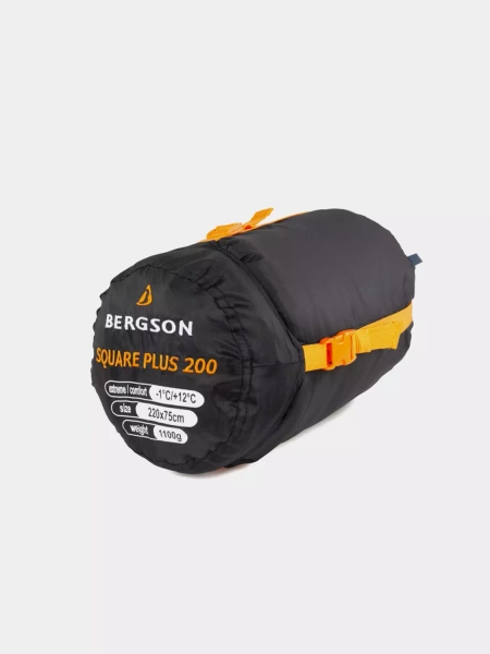Śpiwór kwadratowy BERGSON SQUARE PLUS 200 BRG00122 DENIM