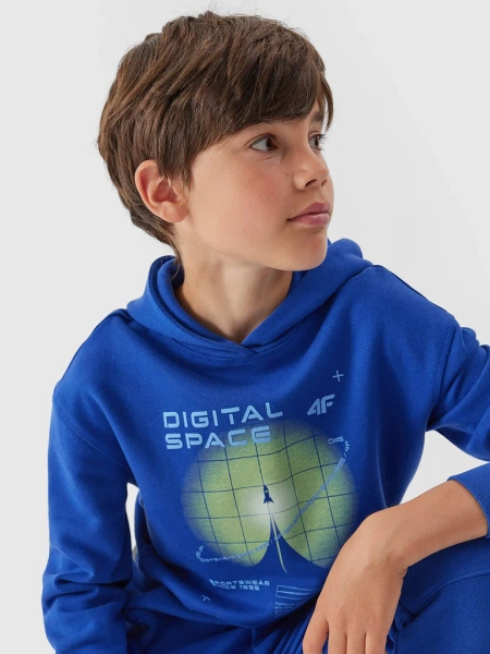 Bluza dziecięca z kapturem 4F 4FJAW23TSWSM632-36S