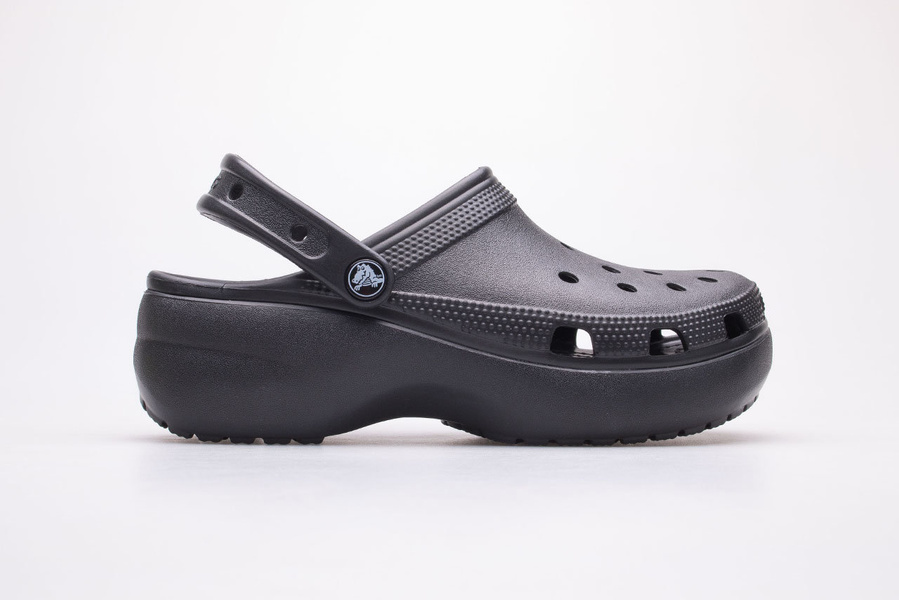Chodaki damskie CROCS CLASSIC PLATFORM CLOG 206750-001