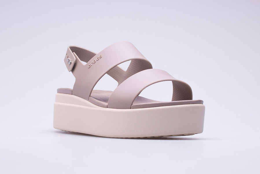 Sandały damskie Crocs Brooklyn Low Wedge 206453-15W