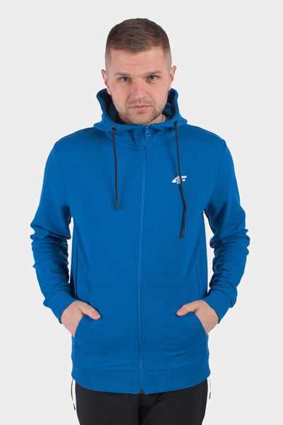 Bluza męska z kapturem rozpinana 4F NOSH4-BLM004-36S