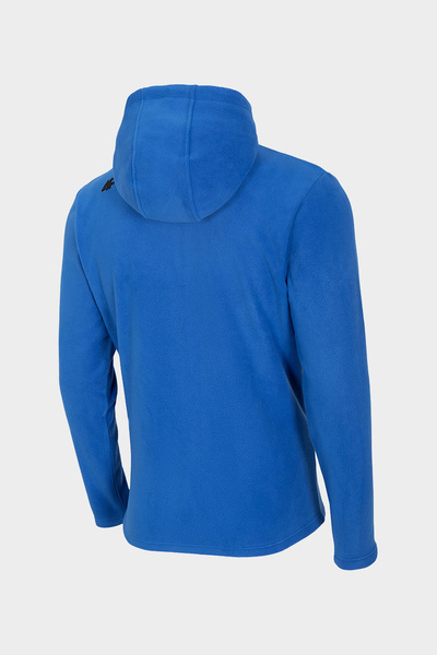 Bluza męska z kapturem rozpinana polarowa 4F NOSH4-PLM002-36S