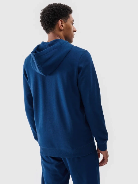 Bluza męska z kapturem rozpinana 4F 4FWMM00TSWSM1768-46S