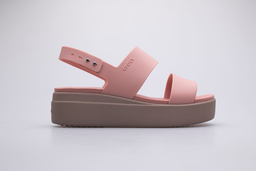 Sandały damskie Crocs Brooklyn Low Wedge 206453-6RT