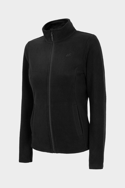 Bluza damska z kapturem rozpinana polarowa 4F NOSH4-PLD001-20S