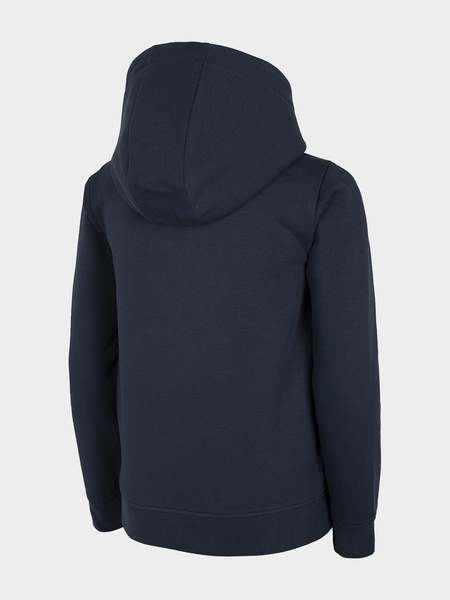 Bluza dziecięca z kapturem rozpinana 4F HJL21-JBLD001A-31S