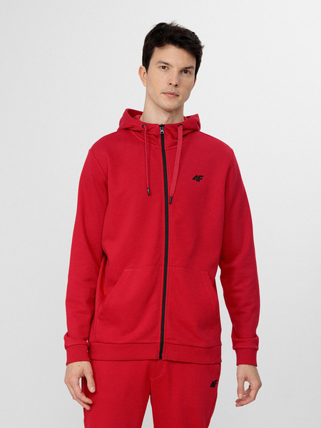 Bluza męska z kapturem rozpinana 4F H4L22-BLM353-62S