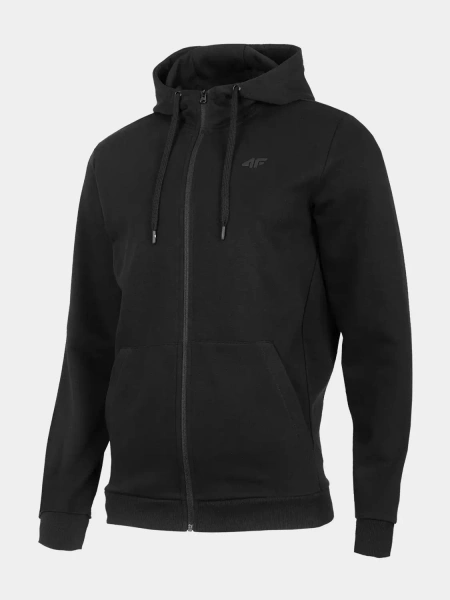 Bluza męska z kapturem rozpinana F 4FSS23TSWSM354-20S