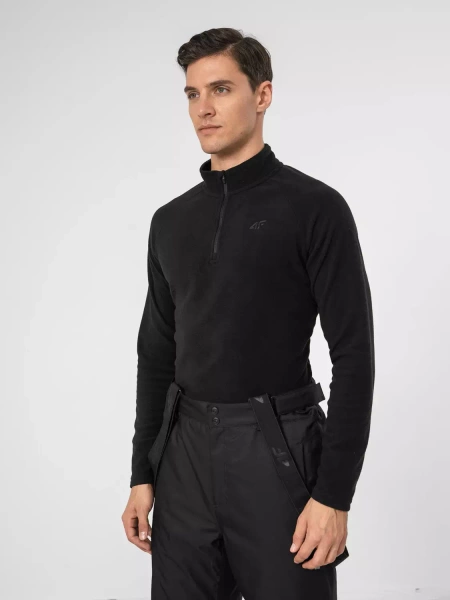 Bluza męska z kapturem rozpinana polarowa 4F H4Z22-BIMP010-20S