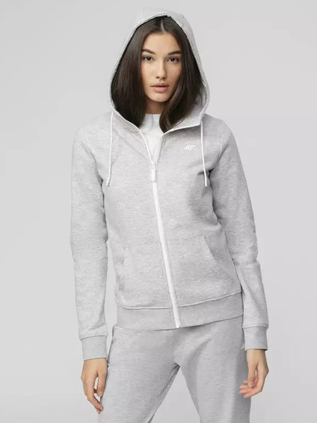 Bluza damska z kapturem rozpinana 4F NOSH4-BLD353-27M