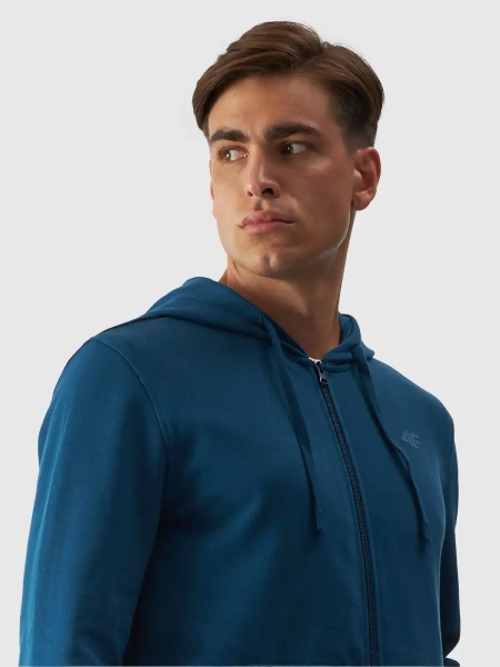 Bluza męska z kapturem rozpinana 4F 4FWMM00TSWSM1466-46S