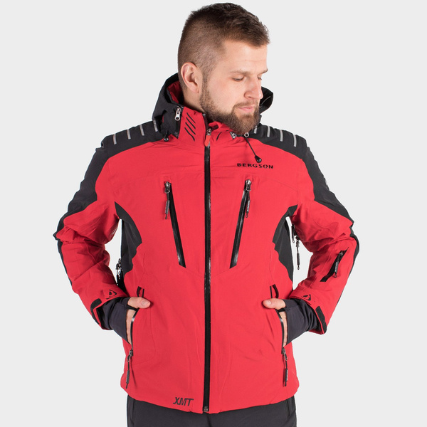 Kurtka męska BERGSON RACE-X RED BRG00036