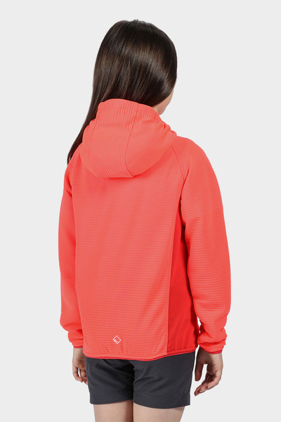 Bluza dziecięca z kapturem rozpinana polarowa REGATTA JENNING RKA297-5WS