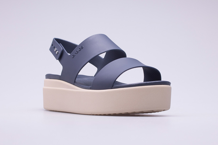Sandały damskie Crocs Brooklyn Low Wedge 206453-46K