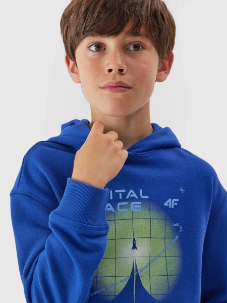 Bluza dziecięca z kapturem 4F 4FJAW23TSWSM632-36S