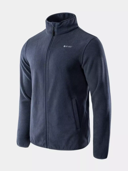 Bluza męska rozpinana polarowa HI-TEC ZOE INDIGO