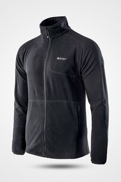 Bluza męska rozpinana polarowa HI-TEC CAMOLIN BLACK