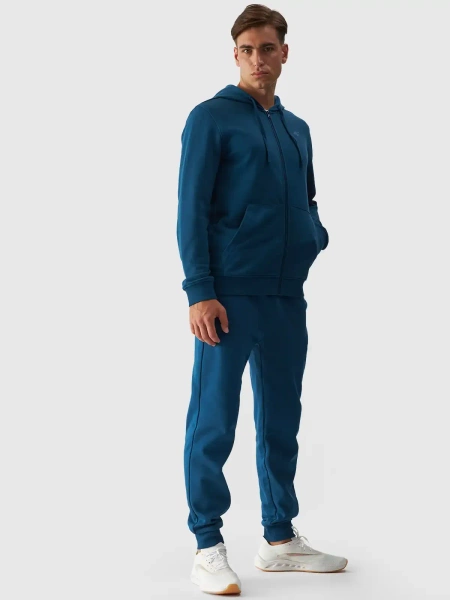 Bluza męska z kapturem rozpinana 4F 4FWMM00TSWSM1466-46S