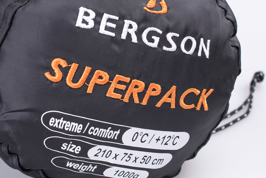 Śpiwór mumia BERGSON SUPERPACK 2.0 BRG00087