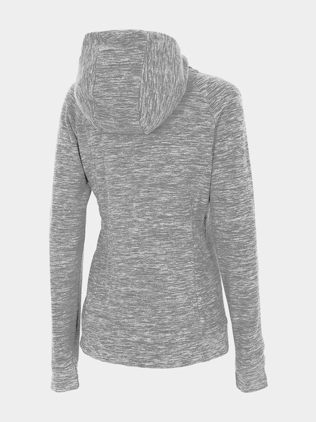 Bluza damska z kapturem rozpinana polarowa 4F H4L22-PLD351-27M