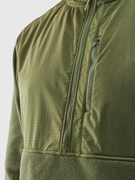 Bluza męska rozpinana polarowa 4F 4FWAW24TFLEM271-44S