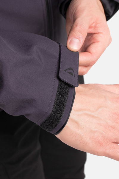 Kurtka męska softshell wiatroodporna BERGSON NORDIC SS GRAPHITE