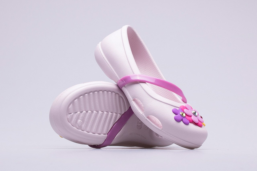 Baleriny Crocs Lina Charm Flat 205529-6PI
