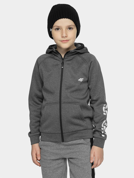 Bluza dziecięca z kapturem rozpinana HJZ21-JPLM001-23M