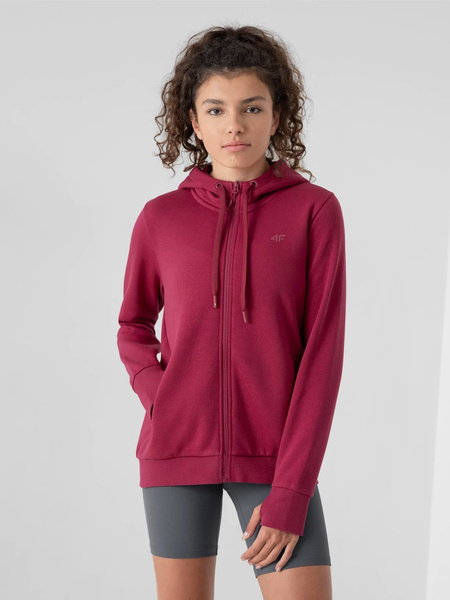 Bluza damska z kapturem rozpinana 4F NOSH4-BLD353-53S