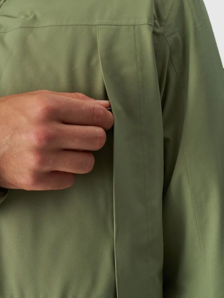 Kurtka męska zimowa długa 4F 4FWAW24TTJAM563-43S