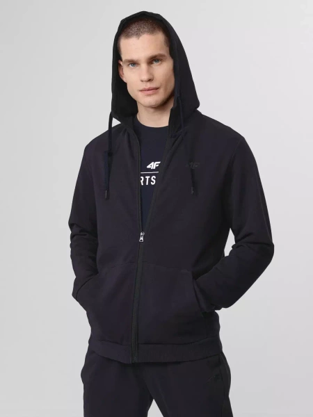 Bluza męska z kapturem rozpinana 4F H4Z22-BLM353-30S