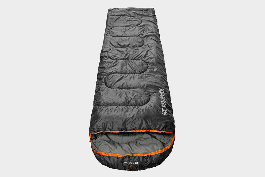 Śpiwór kwadratowy BERGSON SQUARE PLUS 200 BRG00122 BLACK