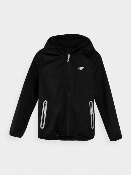 Kurtka dziecięca softshell 4F HJL21-JSFM001A-20S