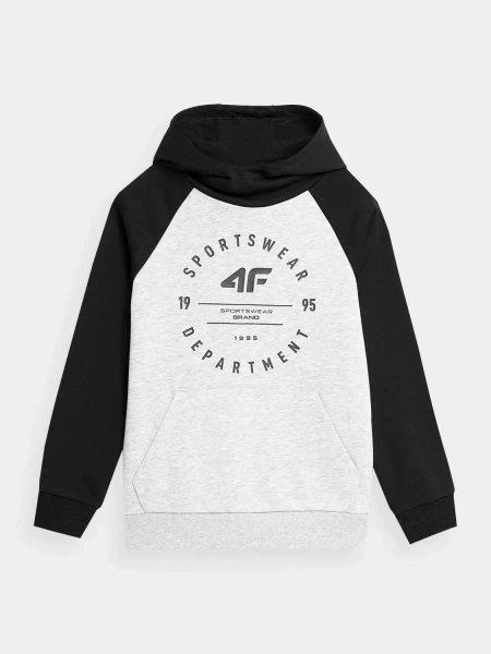 Bluza dziecięca z kapturem 4F 4FJSS23TSWSM221-27M
