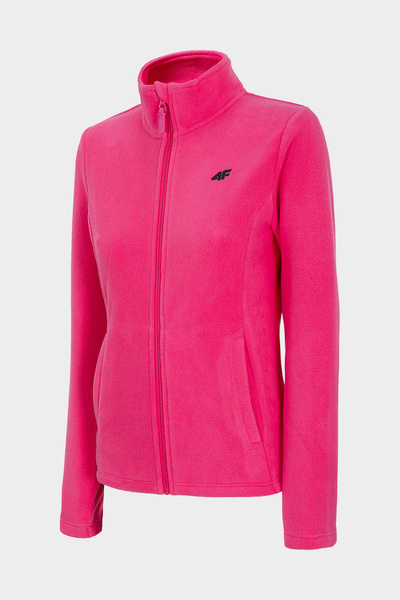 Bluza damska z kapturem rozpinana polarowa 4F NOSH4-PLD001-55S