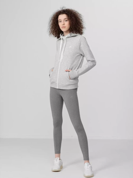 Bluza damska z kapturem rozpinana 4F H4Z22-BLD353-27M