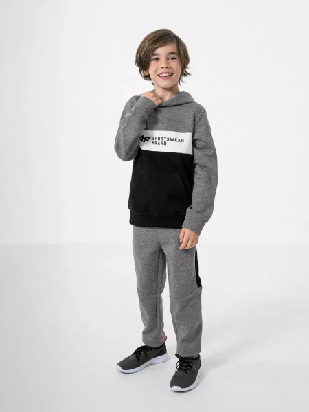 Bluza dziecięca z kapturem 4F HJZ22-JBLM003-24M