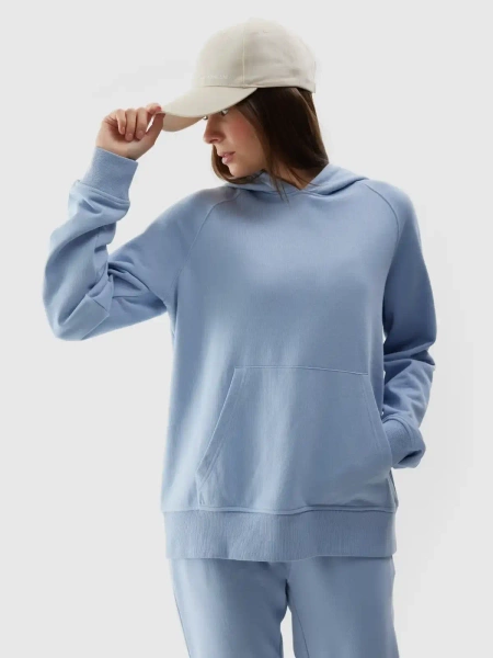 Bluza damska z kapturem 4F 4FWSS24TSWSF0955-34S