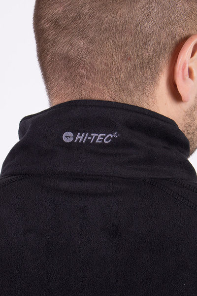 Bluza męska rozpinana polarowa HI-TEC CAMOLIN BLACK