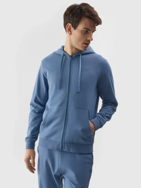 Bluza męska z kapturem rozpinana 4F 4FWSS24TSWSM0951-32S 