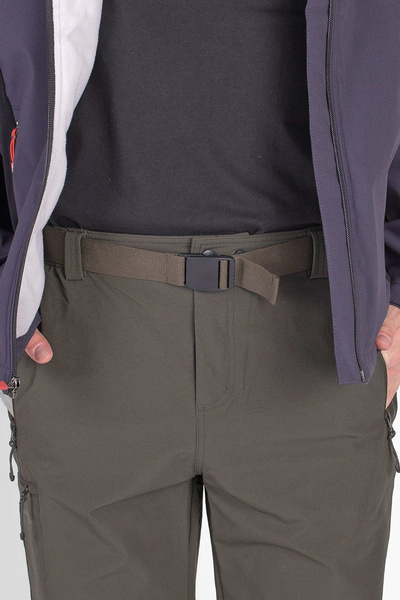 Spodnie męskie trekkingowe BERGSON HARRAN 4W ARMY GREEN