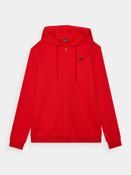 Bluza męska z kapturem rozpinana 4F 4FWMM00TSWSM1466-60S