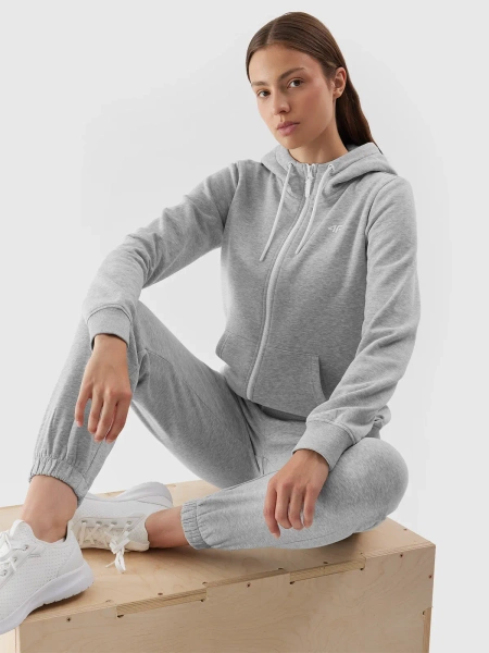 Bluza damska z kapturem rozpinana  4F 4FAW23TSWSF0730-27M 