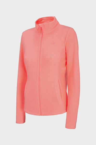 Bluza damska z kapturem rozpinana polarowa 4F NOSH4-PLD001-63N