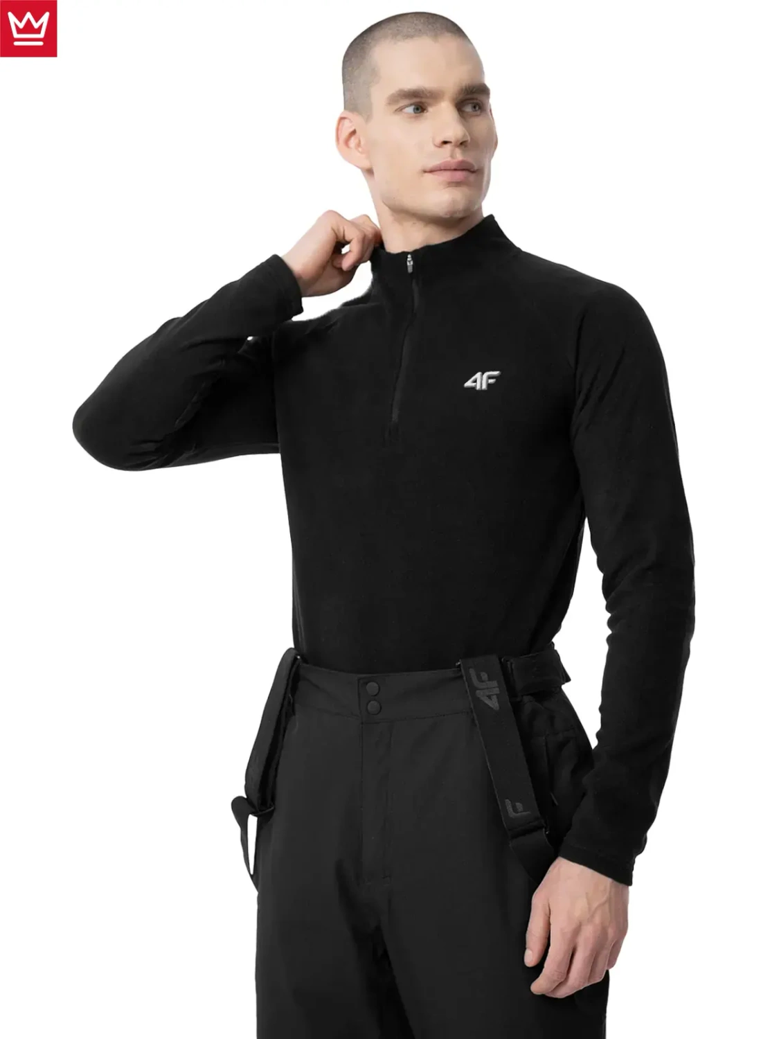 Bluza męska polarowa 4F 4FWAW23UFLEM046-20S 