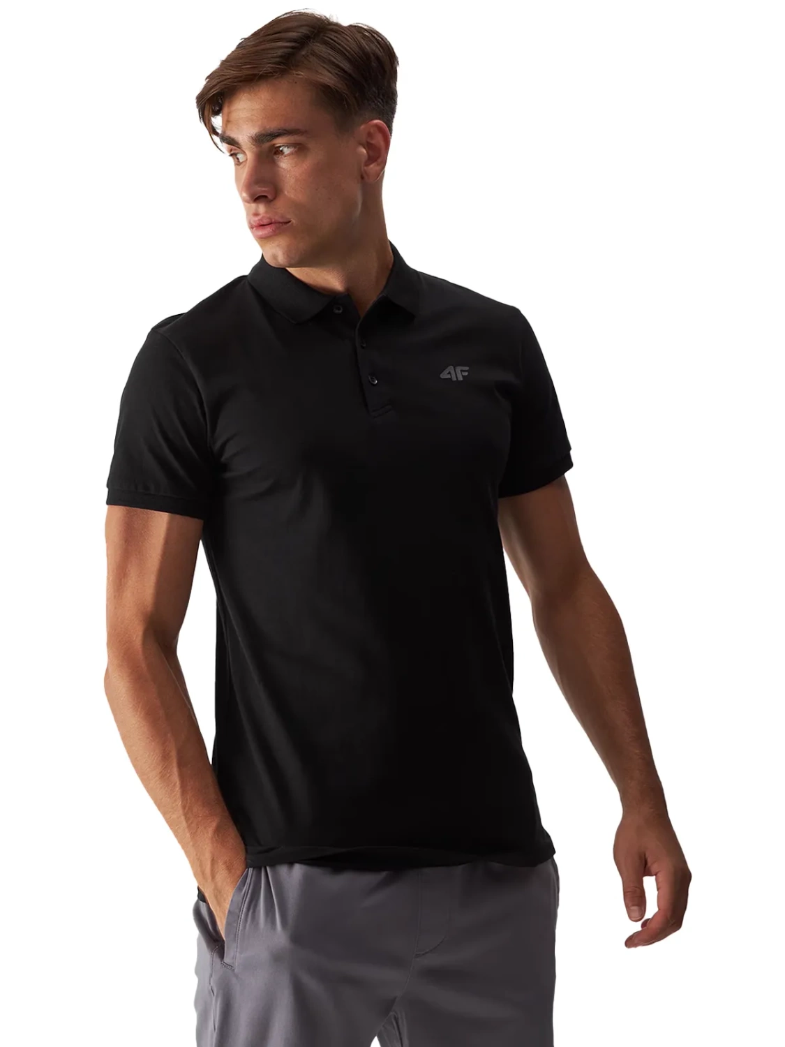 Koszulka męska polo 4FWMM00TPTSM366-20S