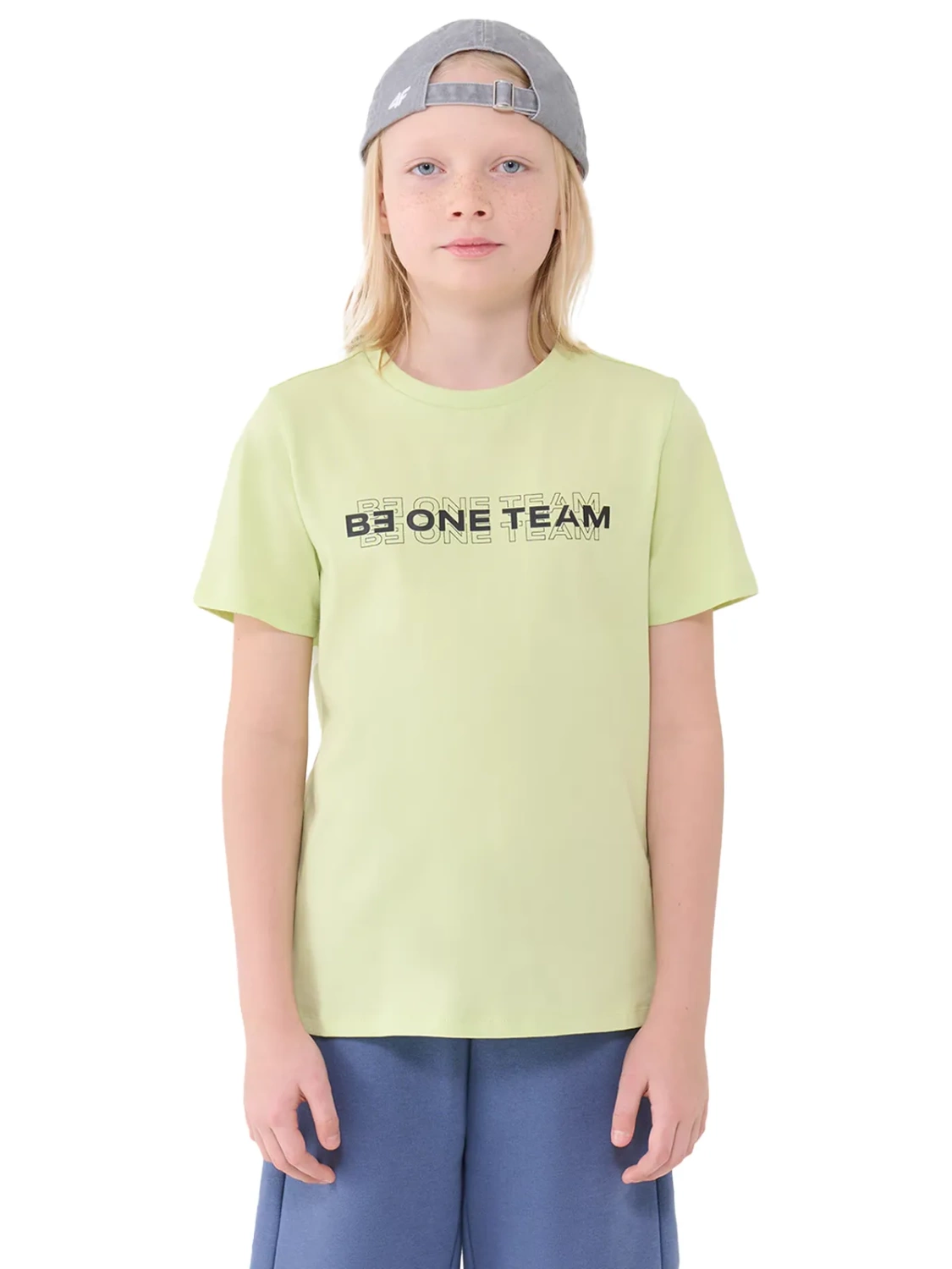 Koszulka dziecięca 4F 4FJWSS25TTSHM2186-45N