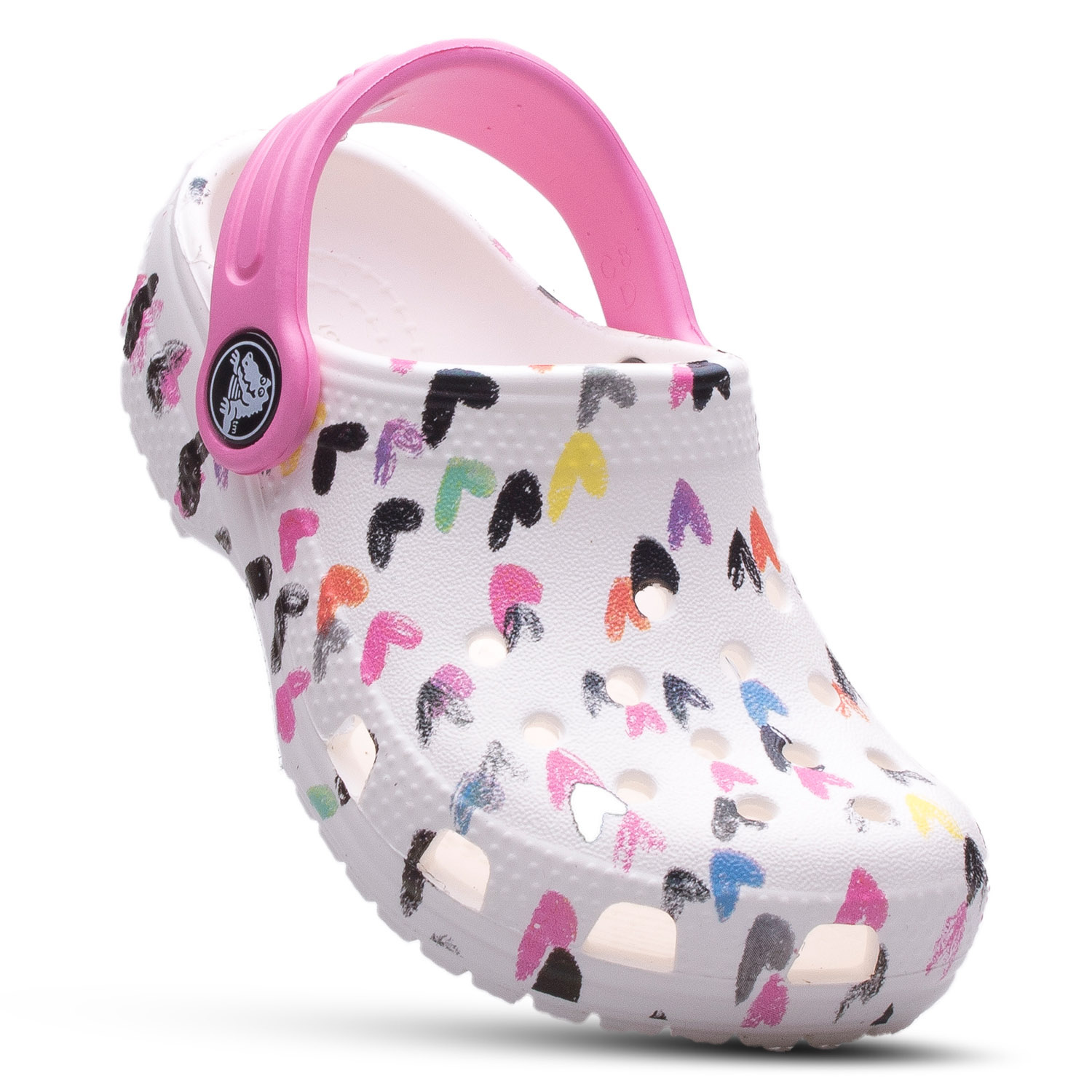 Chodaki CROCS CLASSIC HEART CLOG KIDS 207000-100