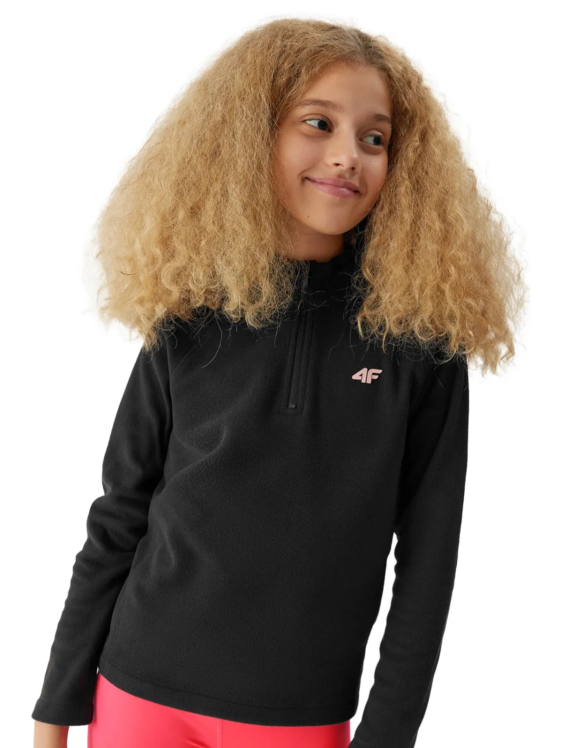 Bluza dziecięca polarowa 4F 4FJAW23UFLEF033-20S 