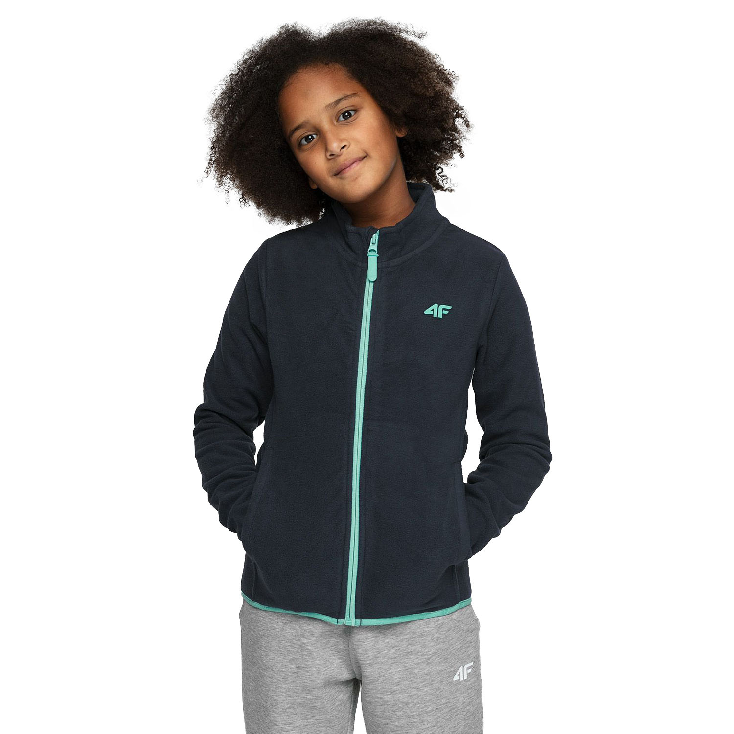 Bluza dziecięca polarowa 4F HJZ21-JPLD001-31S